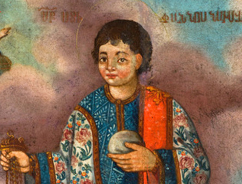 St. Stephen, the first deacon and proto-martyr.