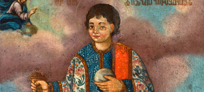 St. Stephen, the first deacon and proto-martyr.